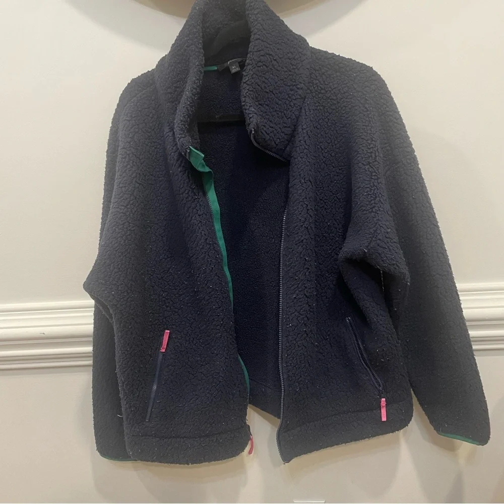 J. Crew Jackets & Coats | Sherpa Jacket | Color: Blue | Size: XL |